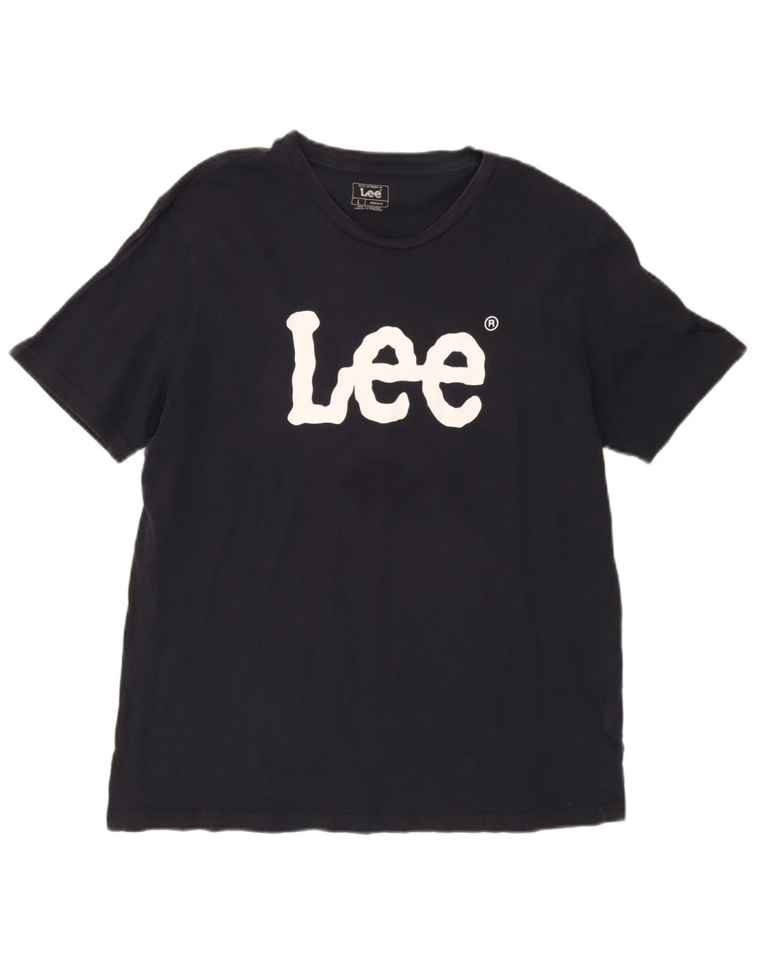 Tricou grafic pentru bărbați Lee Top mare din bumbac bleumarin