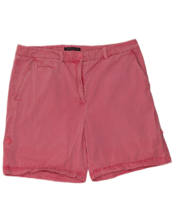 Pantaloni scurti chino pentru femei Marks & Spencer UK 16 Large W36 Pink Bumbac