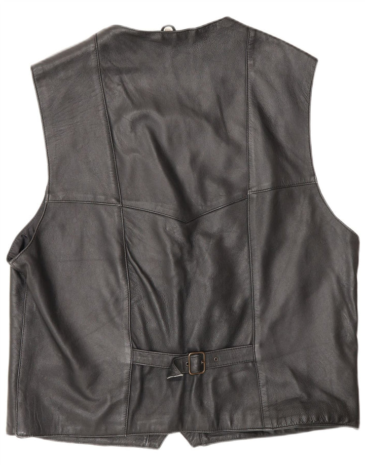 Vestă vintage pentru bărbați XL neagră