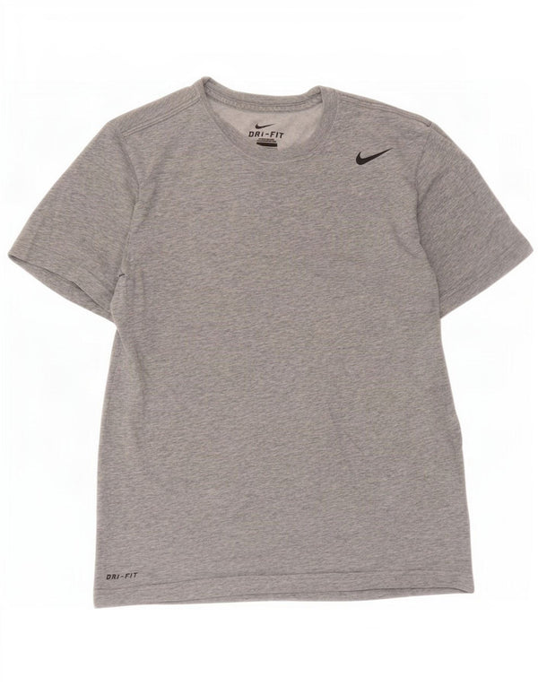 Tricou Nike Dri Fit pentru bărbați Top mic, gri, bumbac