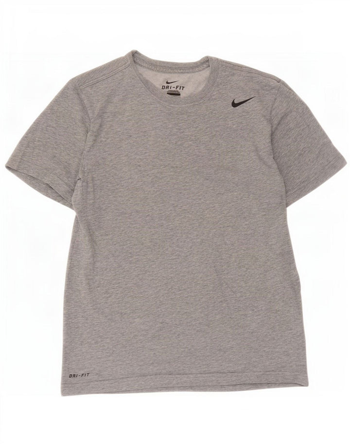 Tricou Nike Dri Fit pentru bărbați Top mic, gri, bumbac