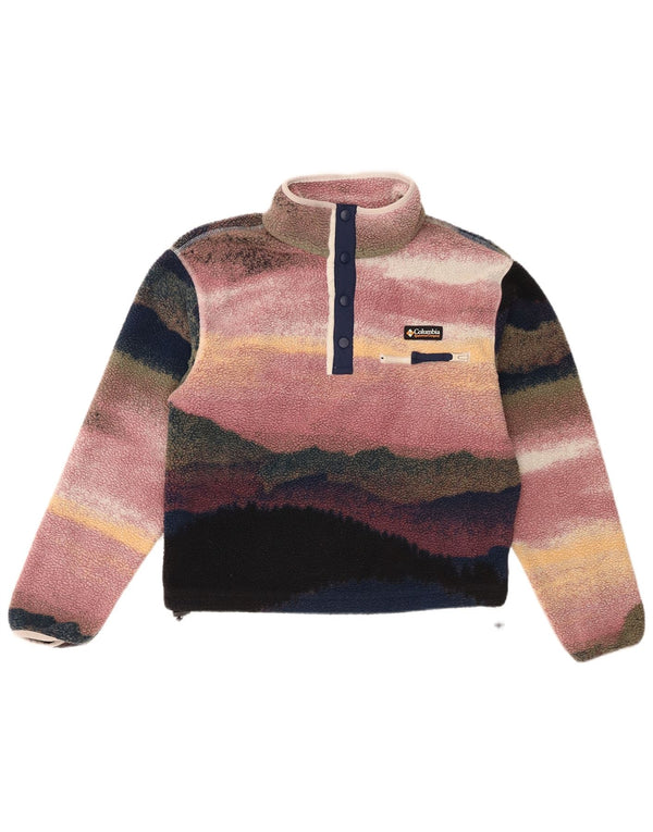 Pulover oversize din lână Columbia pentru femei UK 10 mic multicolor