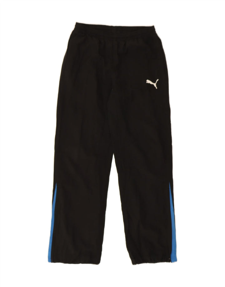 PUMA Mens Tracksuit Trousers Medium Black Colourblock Polyester Vintage Puma and Second-Hand Puma from Messina Hembry 