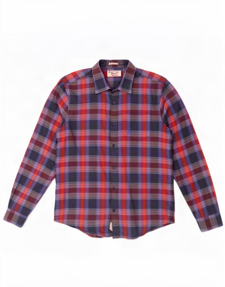 Cămașă pentru bărbați Penguin Heritage Slim Fit, carouri medii multicolore