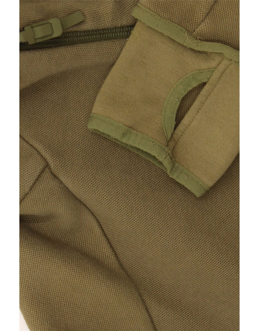 Pulover ADIDAS pentru bărbați, cu fermoar și grafic, mare kaki