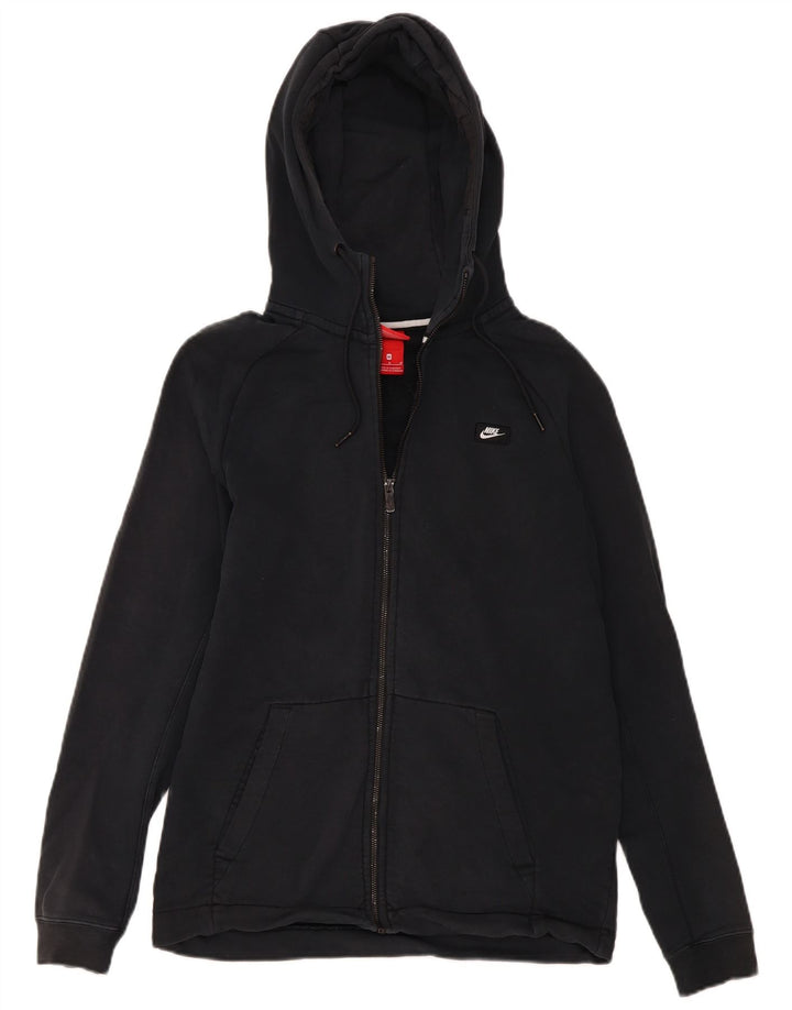 Pulover Nike pentru bărbați, cu fermoar, negru mediu