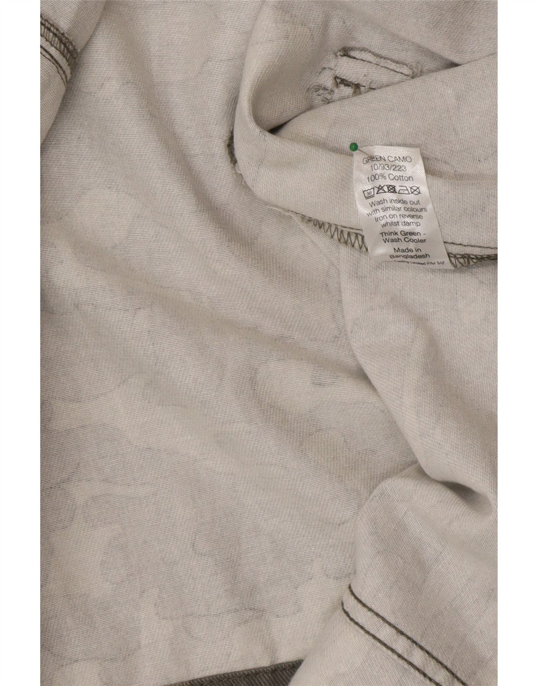 Jachetă militară pentru femei M&Co UK 12, bumbac camuflaj verde mediu