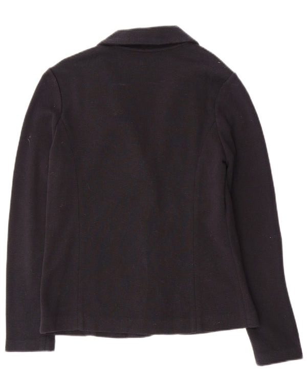 Jachetă pentru femei Laura Ashley, tricot cu 3 nasturi, UK 8, bumbac, albastru bleumarin