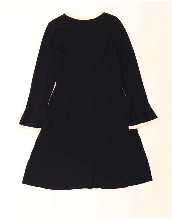Rochie Jumper Hobbs pentru femei UK 12 Medium Bleumarin Rayon