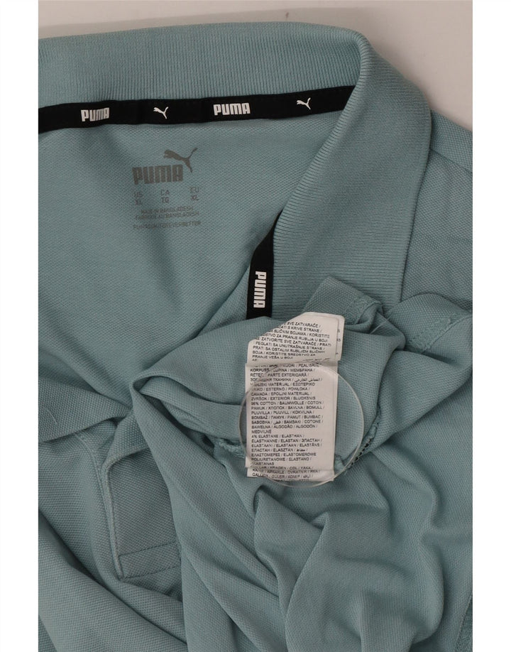 Tricou polo pentru bărbați Puma XL Albastru