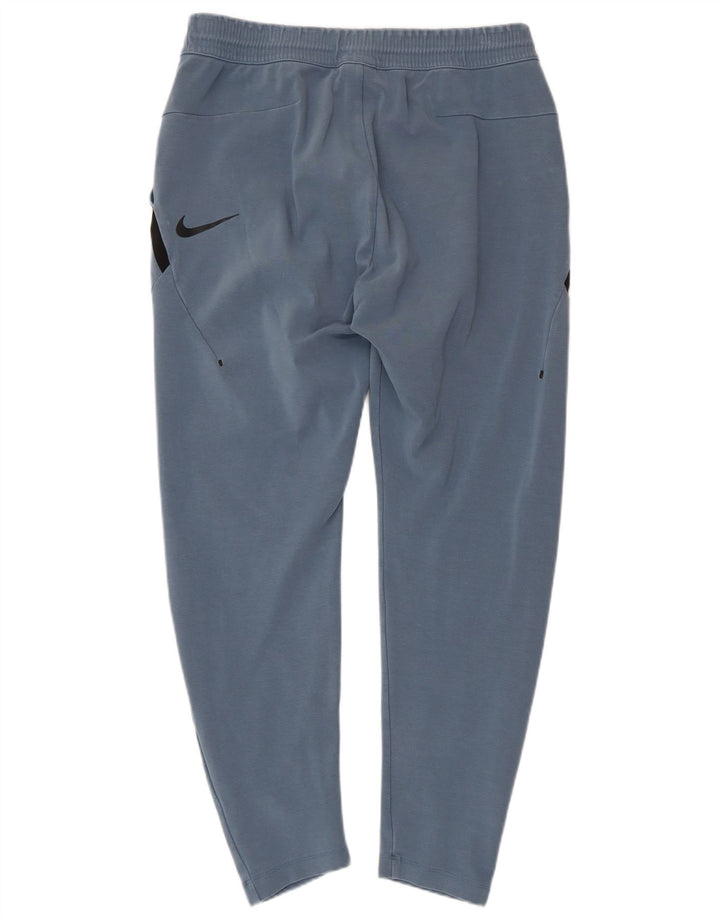 Pantaloni de trening pentru bărbați NIKE, albastru mediu, bumbac color bloc