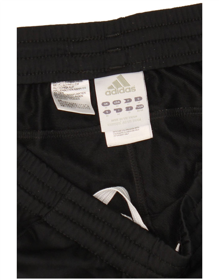 Pantaloni de trening Adidas pentru bărbați, poliester mediu negru