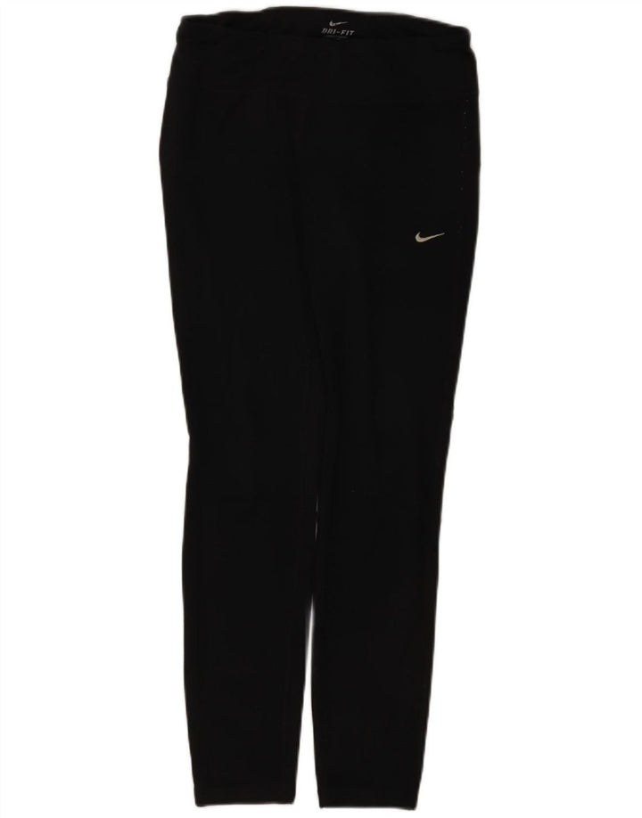 Leggings Dri Fit Nike pentru femei UK 12 Poliester mediu negru