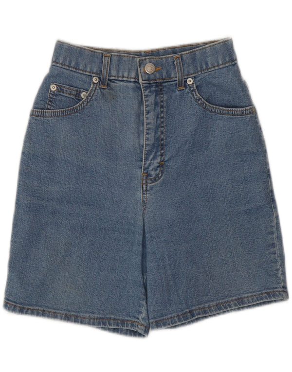 Marks & Spencer Pantaloni scurți din denim pentru femei UK 8 Small W23 Blue Bumbac
