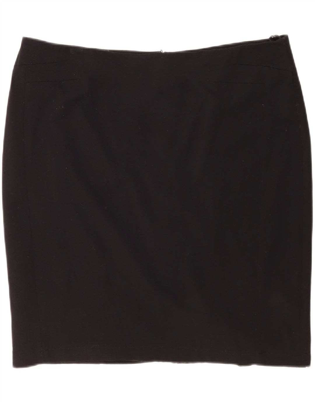 Fusta creion pentru femei Marks & Spencer UK 20 2XL W38 Poliester negru