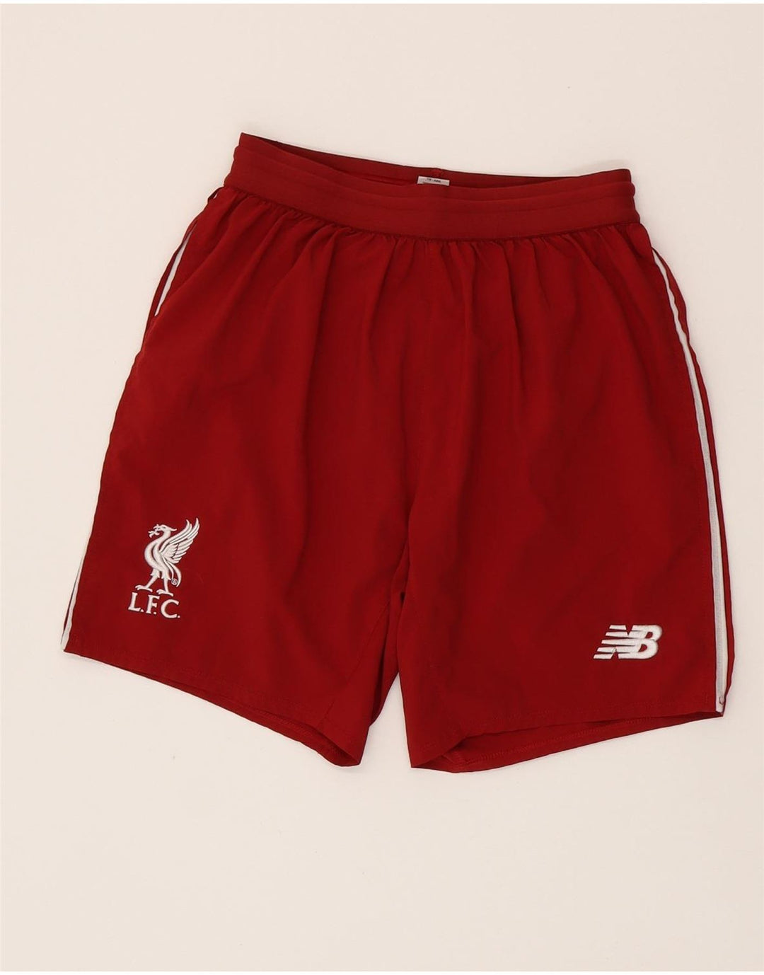 Pantaloni scurți sport cu grafic Liverpool pentru băieți NEW BALANCE 12-13 ani XL Bordeaux