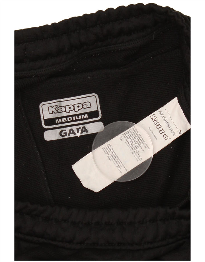 Pantaloni scurți sport Kappa Gara Bermuda pentru bărbați, poliester mediu negru