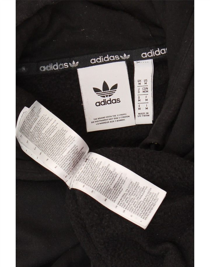 Pulover ADIDAS pentru bărbați, bumbac mediu negru