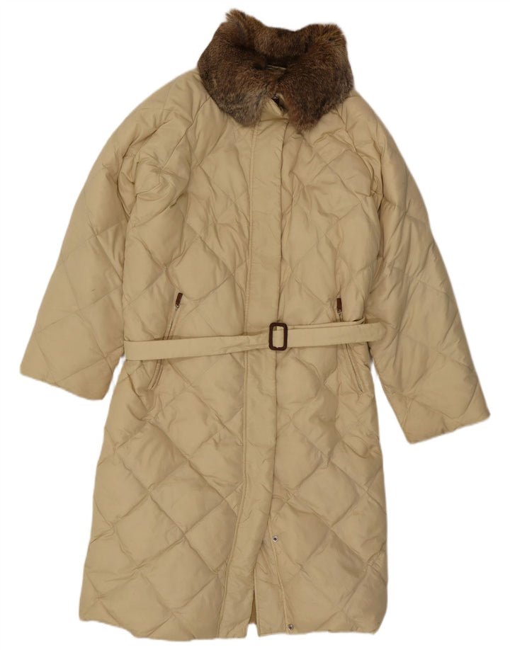 Palton capitonat pentru femei Henry Cottons IT 46 Large Beige