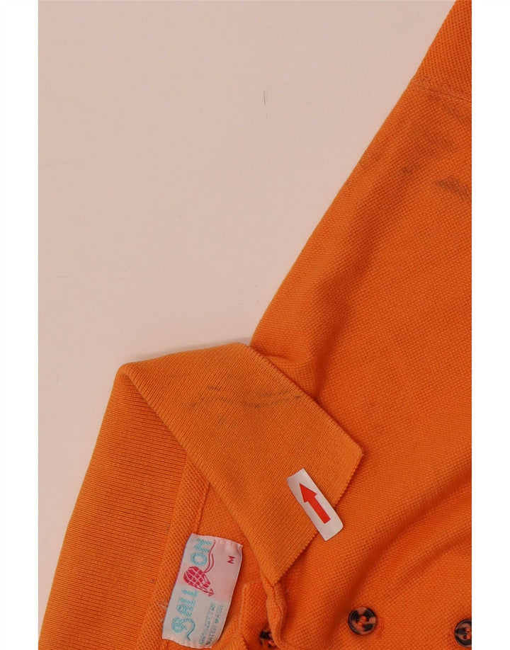 Ball On Tricou Polo pentru bărbați, bumbac portocaliu mediu