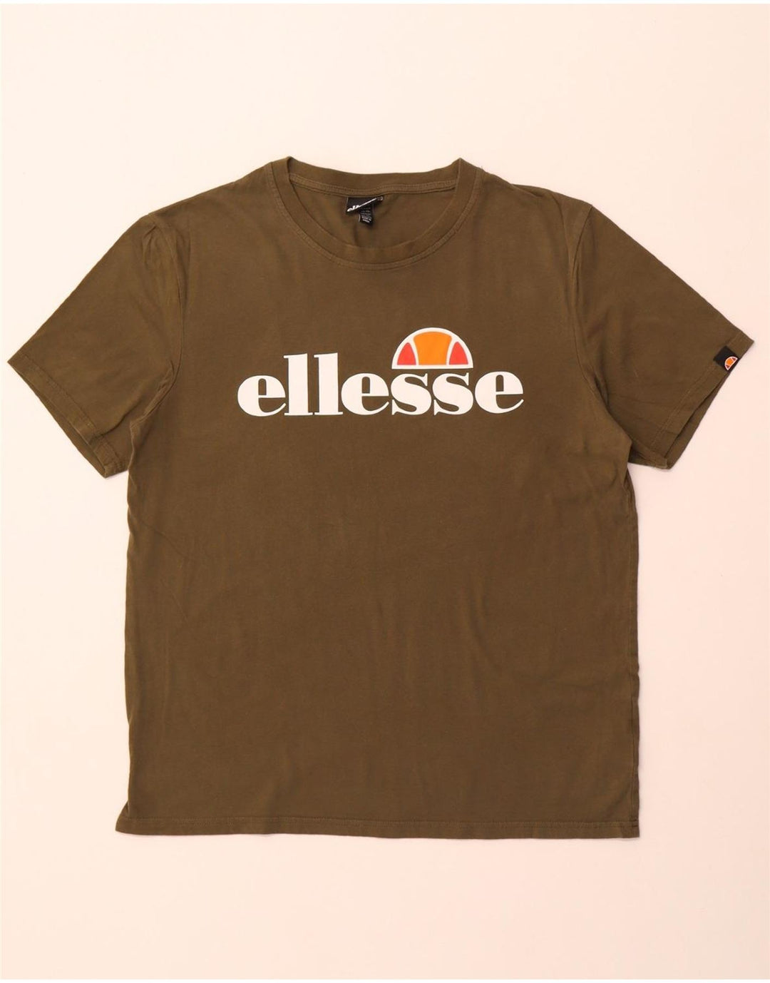 Tricou grafic ELLESSE pentru bărbați Top XL Kaki Bumbac