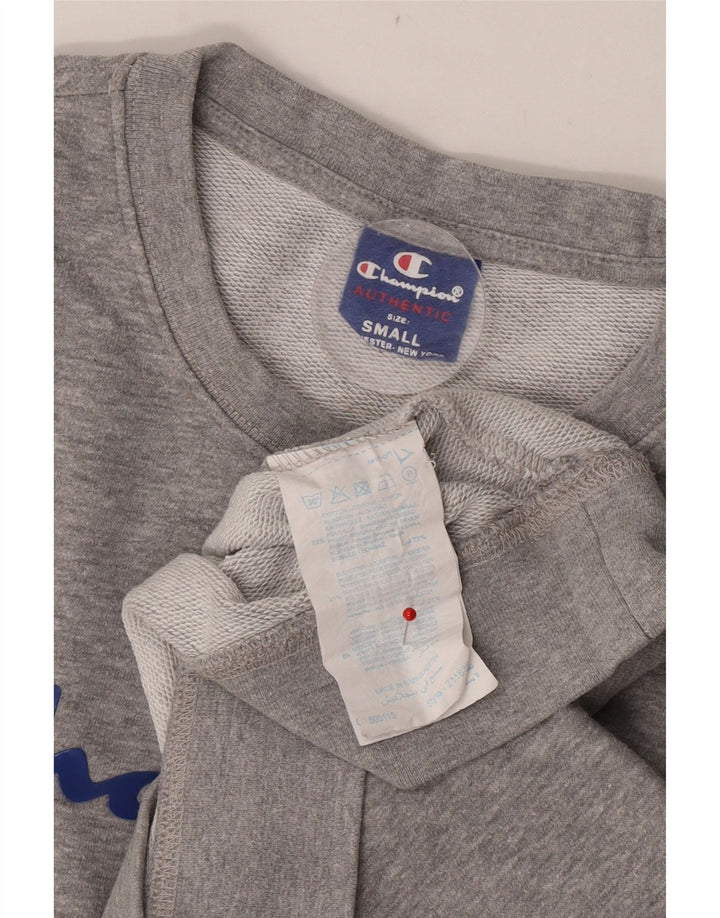 Pulover cu grafic pentru bărbați Champion Pulover mic, gri, bumbac cu pete