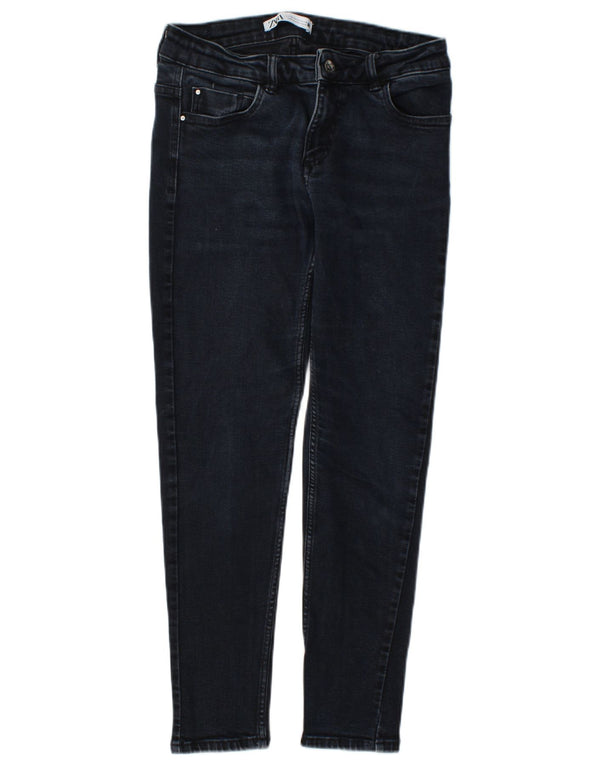 Blugi slim pentru femei Zara EU 40 Medium W30 L26 Bumbac bleumarin