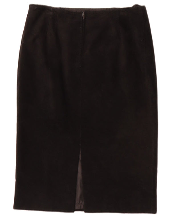 Vintage Womens Pencil Skirt W28 Medium Black