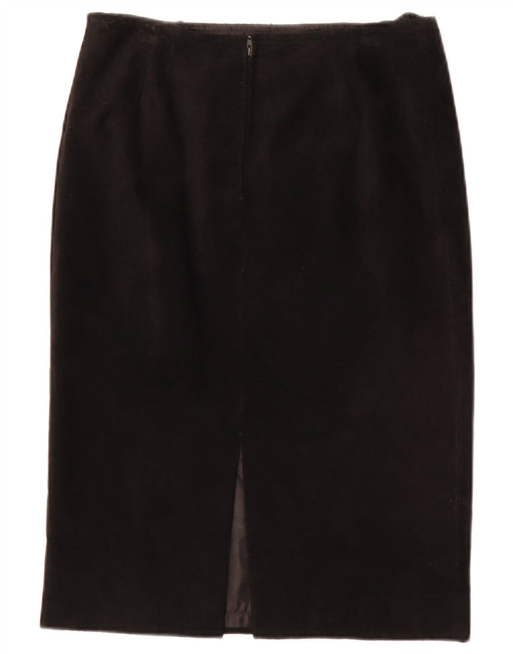 Fusta creion vintage pentru femei W28 Medium Black