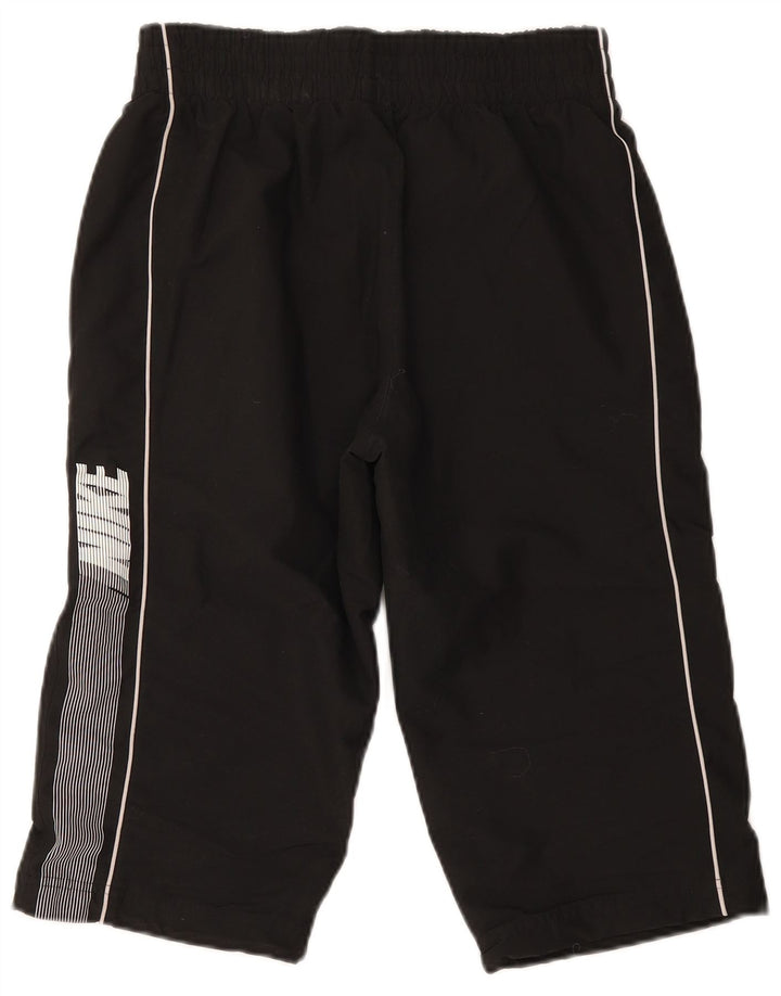 Pantaloni scurți sport Nike Graphic Bermuda pentru bărbați, poliester negru mic