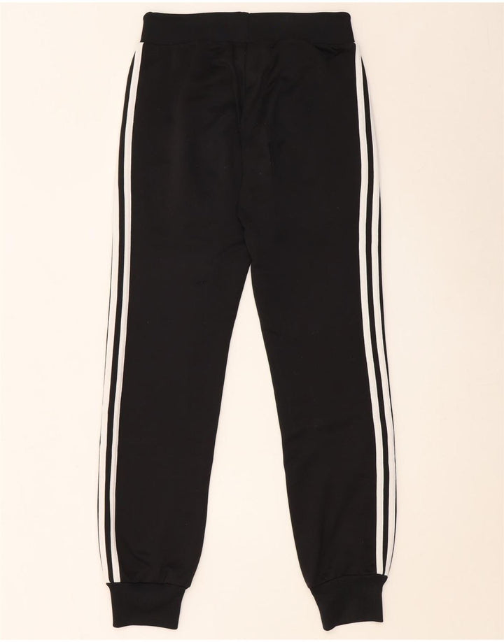 Pantaloni de trening Adidas pentru femei Joggeri UK 8 Poliester negru mic