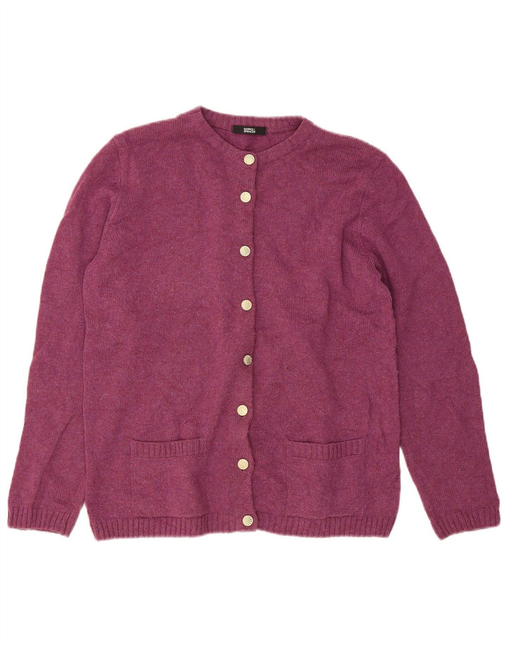 Pulover cardigan pentru femei Marks & Spencer UK 12 Acrilic violet mediu