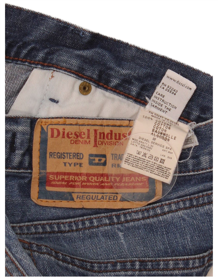 Pantaloni scurți din blugi pentru bărbați Diesel W38 XL Bumbac albastru