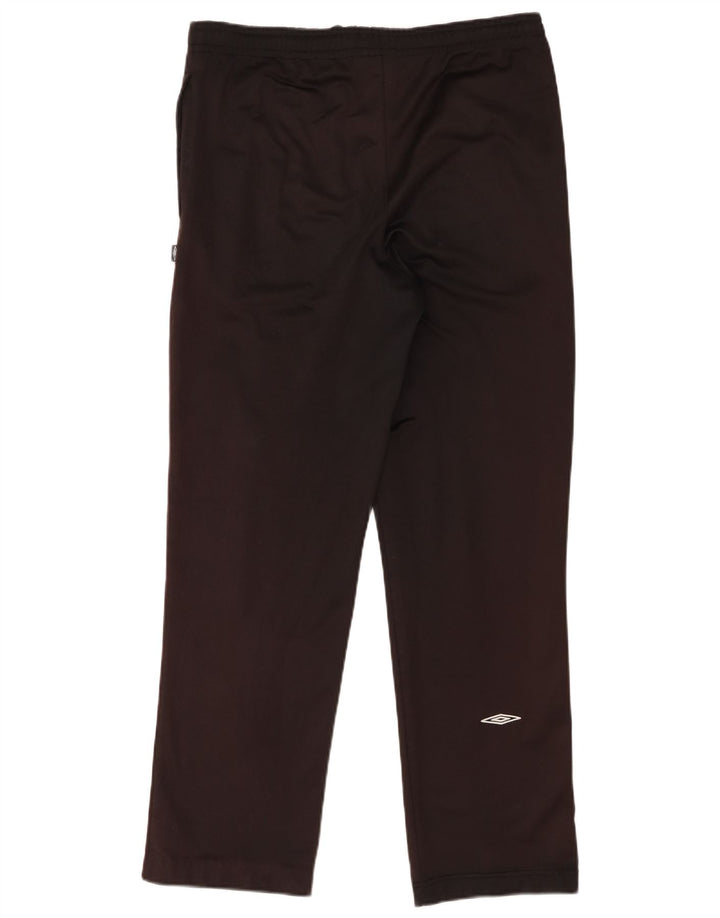 Pantaloni de trening Umbro pentru bărbați, poliester negru mic