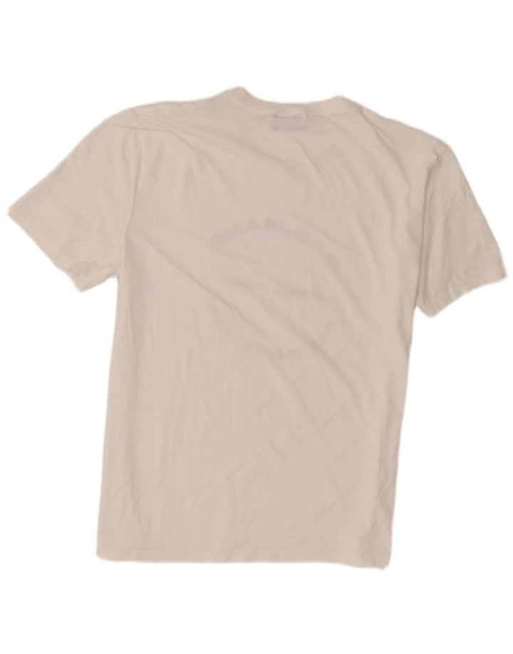 Tricou grafic pentru bărbați Gas Top Mediu Alb