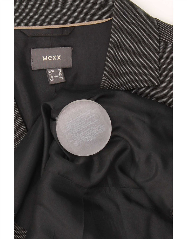 Costum pentru femei Mexx, 2 nasturi, 2 piese UK 12 Medium W30 L33 Gri Pinstripe