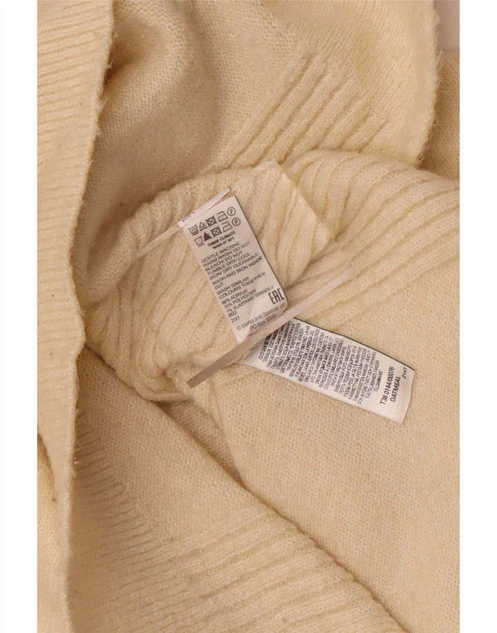 Pulover pentru bărbați Marks & Spencer cu gât rulat, acrilic, bej mediu