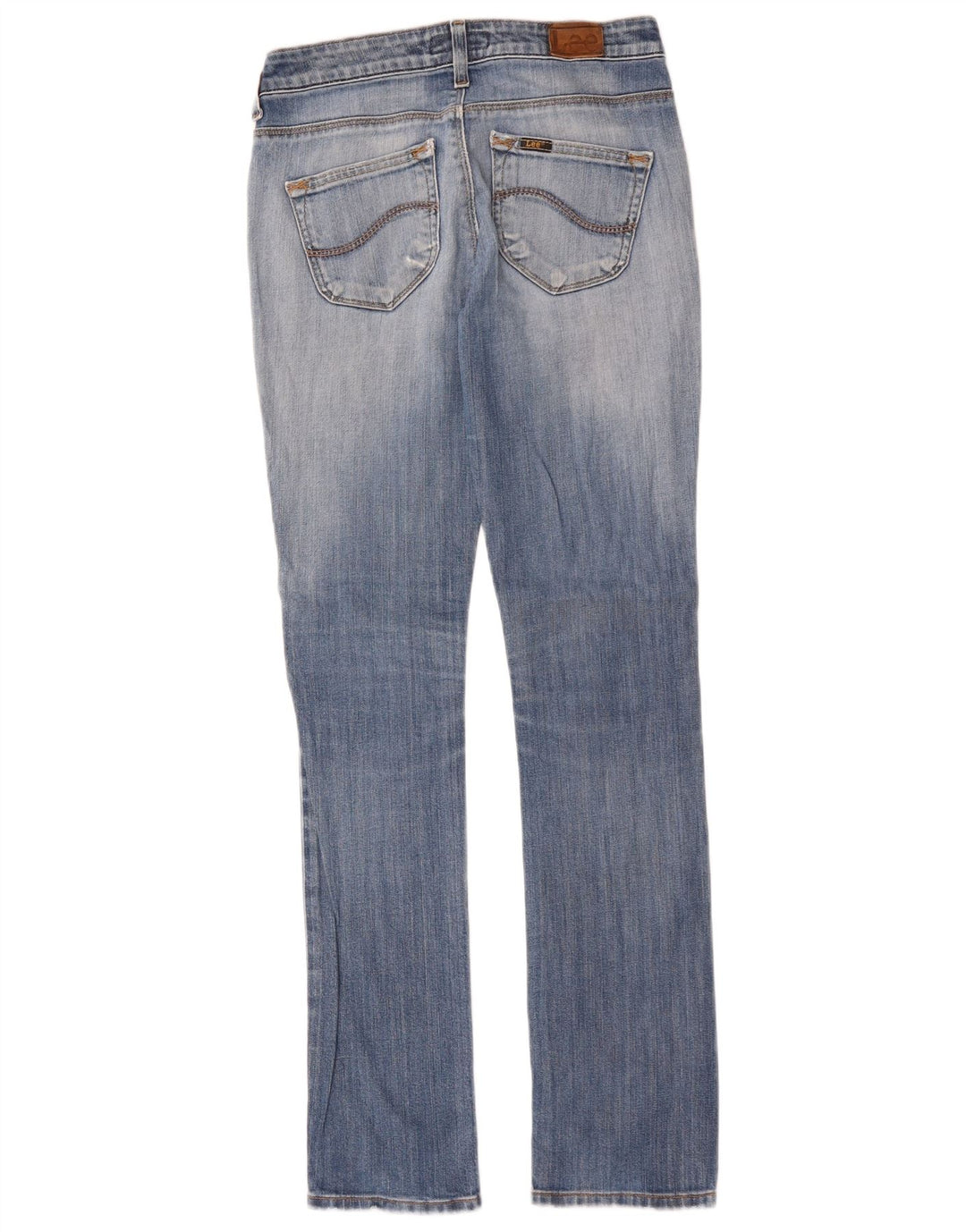 Blugi slim pentru femei Lee Distressed W27 L33 Blue