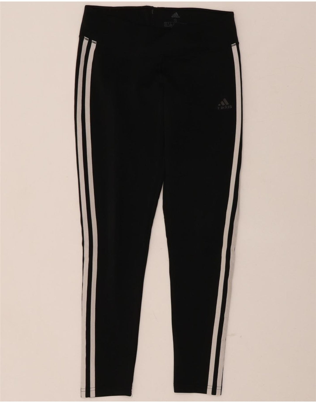 Leggings Climalite ADIDAS pentru femei UK 8/10 Poliester negru mic