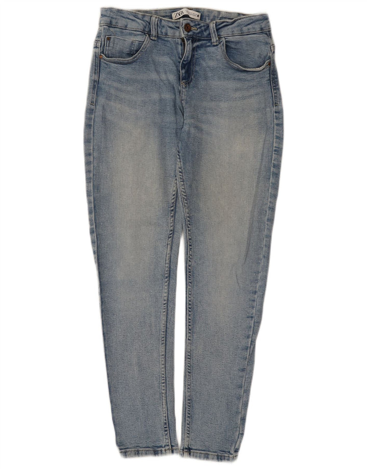 Blugi skinny dama Zara EU 40 Medium W30 L27 Albastru