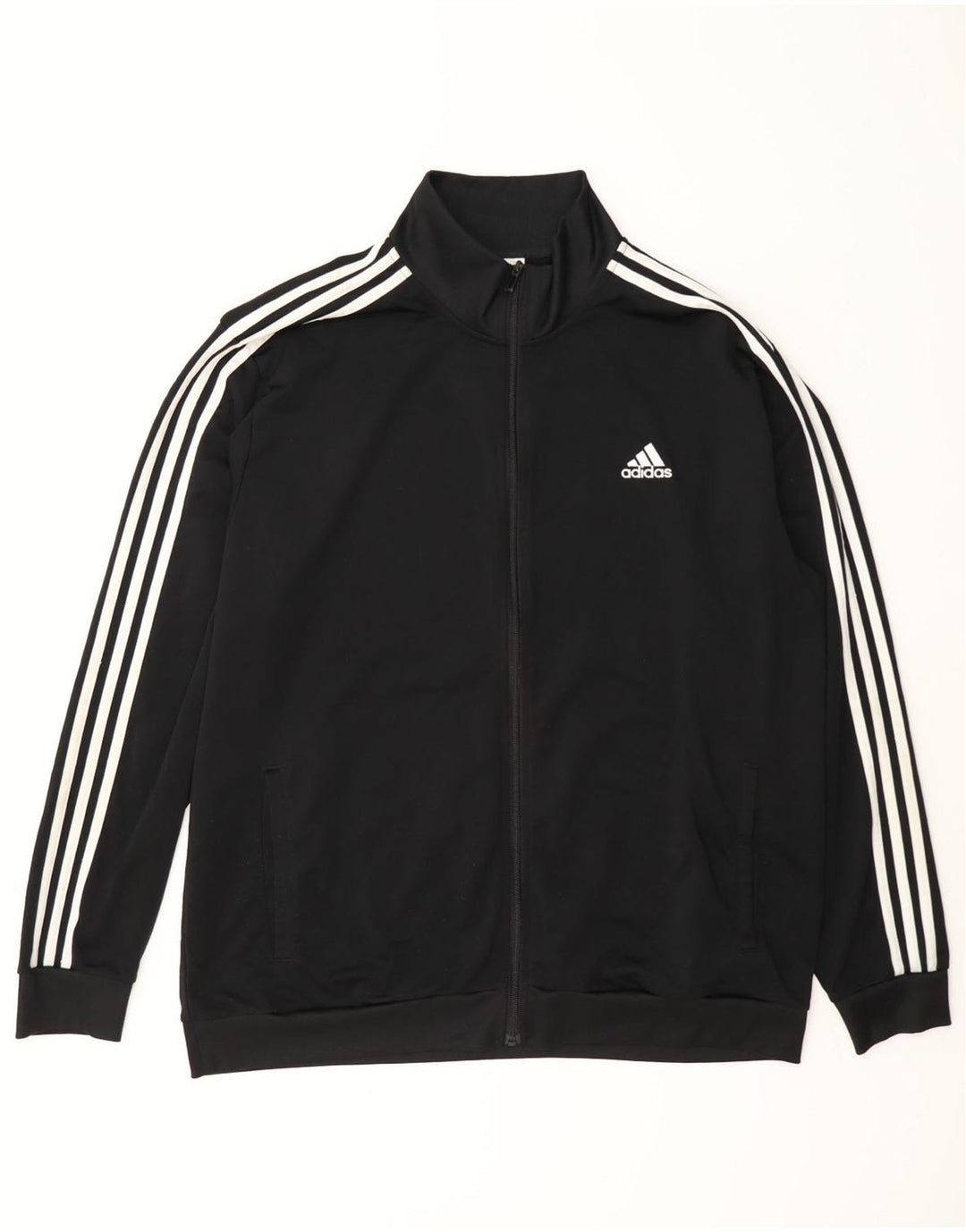 Jachetă de trening pentru bărbați Adidas XL, poliester negru