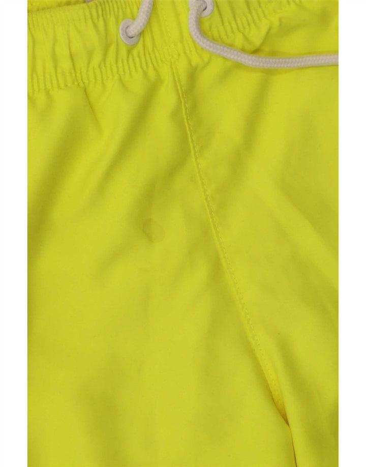 Pantaloni scurți de înot Abercrombie & Fitch pentru bărbați Poliester galben mediu