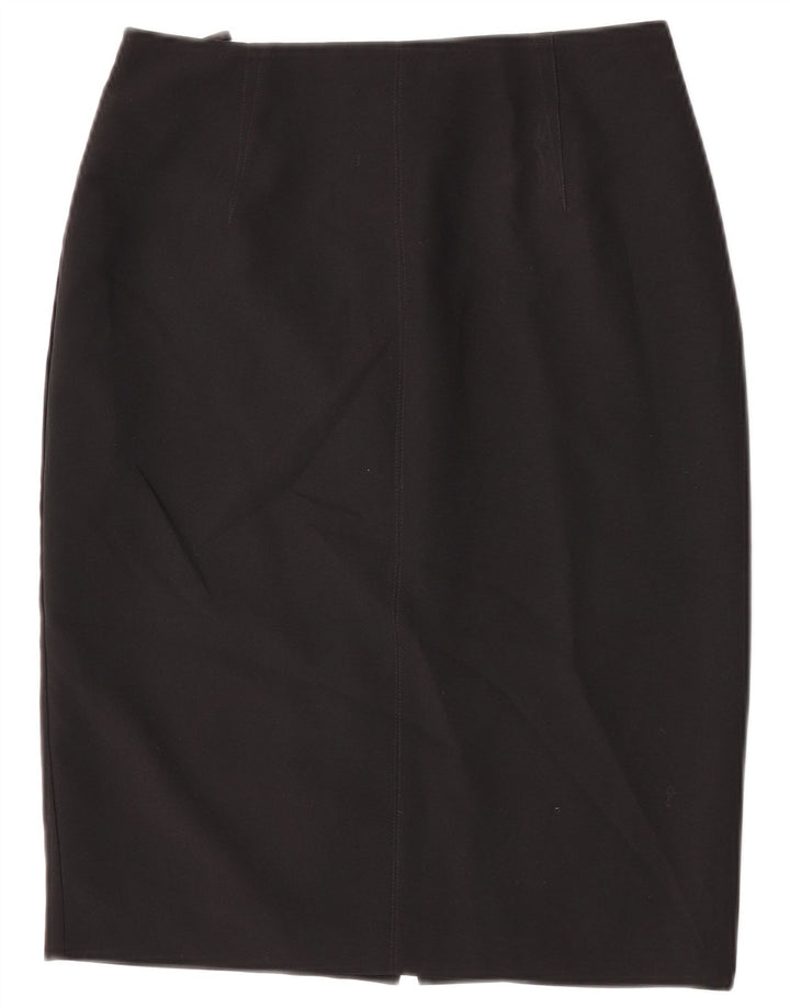 Fusta creion pentru femei Marks & Spencer UK 8 Small W27 Poliester negru