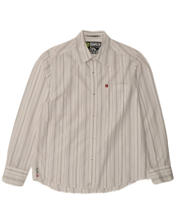 Cămașă bărbați Quiksilver cu dungi albe mici