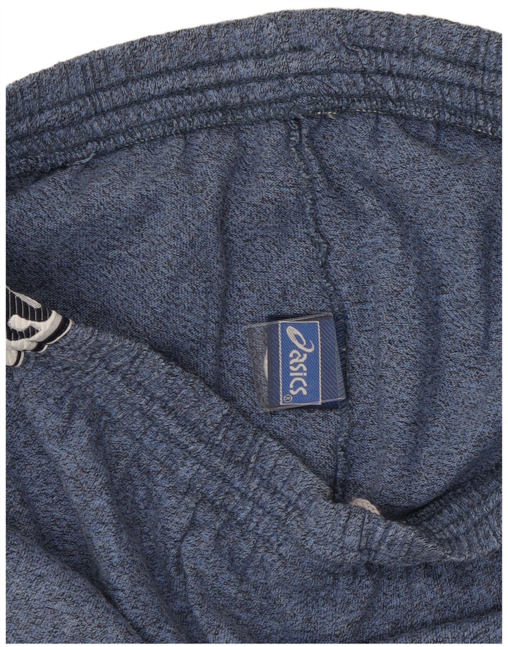 Pantaloni scurți sport grafic ASICS pentru bărbați, XL, bumbac cu pete albastre