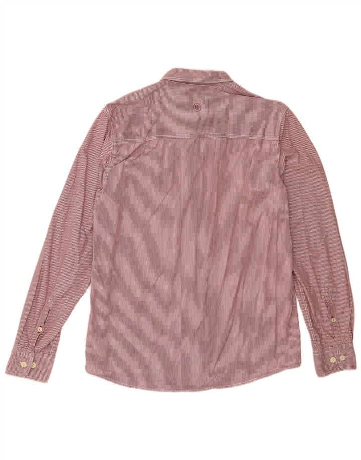 Cămașă pentru bărbați Fat Face Classic Fit Bumbac cu dungi roșii medii