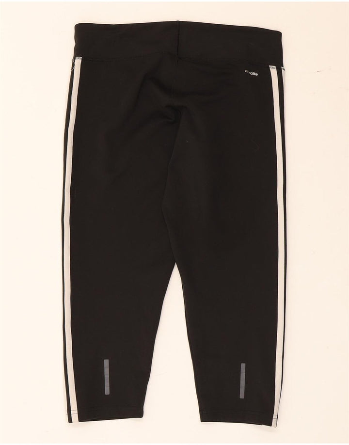 Leggings ADIDAS Climalite Capri pentru femei UK 12/14 Poliester mediu negru