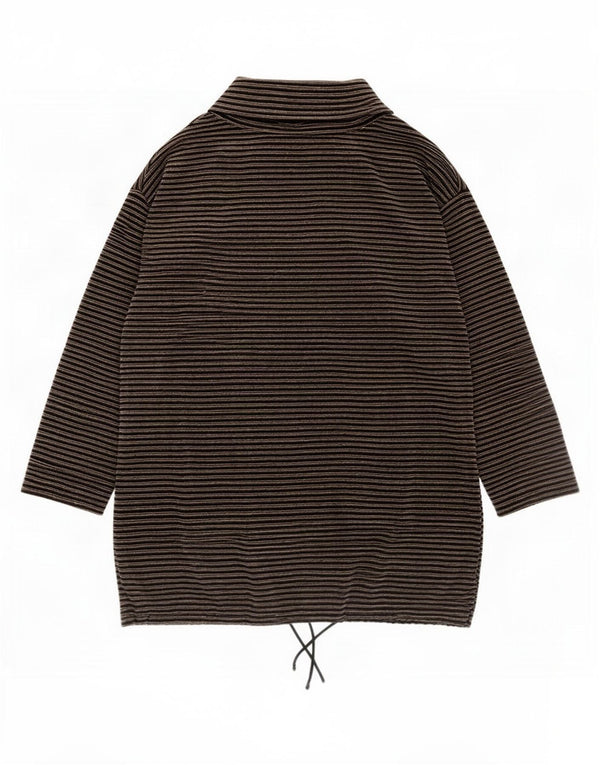 Marcel Clair Top femeie cu mânecă lungă IT 40/42 Medium Black Pinstripe