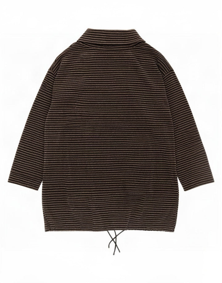Marcel Clair Top femeie cu mânecă lungă IT 40/42 Medium Black Pinstripe