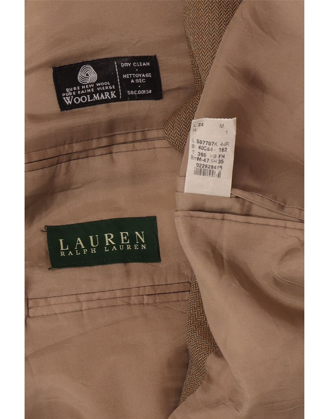 Jachetă pentru bărbați Ralph Lauren Regular Blazer UK 44 2XL Brown Herringbone